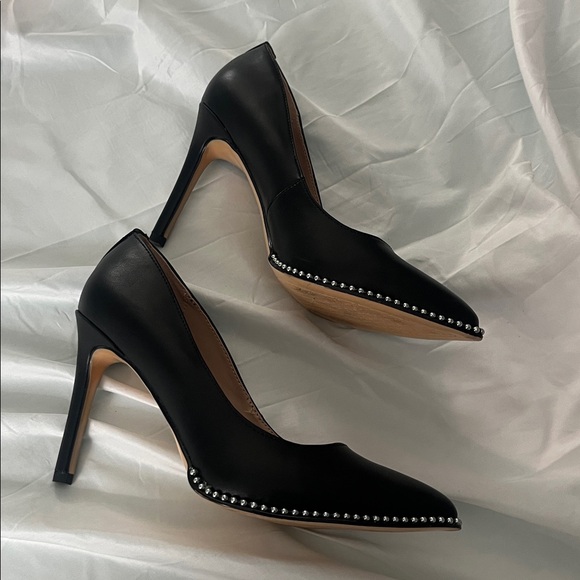 BCBGeneration Black Studded Heels - Picture 1 of 4